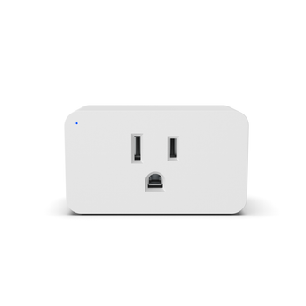Versa PLUG-ZW Z-Wave 800 indoor on/off smart plug, front view showing the switched outlet and status LED