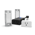 Versa SWITCH-ZW light switch, DIM-ZW dimmer switch, PLUG-ZW smart plug and PLUG-OD-ZW outdoor plug, the four new Z-Wave 800 Long Range devices