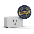 Versa LAMP-ZW2 Z-Wave 800 LR plug-in dimmer with an Alarm.com Approved check badge